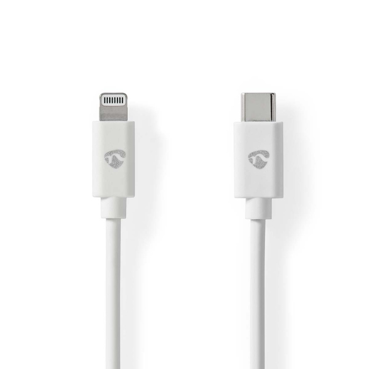 Nedis Lightning Kabel | USB 2.0 | Apple Lightning, 8-stifts | USB-C™ Hane | 480 Mbps | Nickelplaterad | 2.00 m | Rund | PVC | Vit | Label i gruppen SMARTPHONE & SURFPLATTOR / Laddare & Kablar / Kablar / Kablar Lightning hos TP E-commerce Nordic AB (C29315)