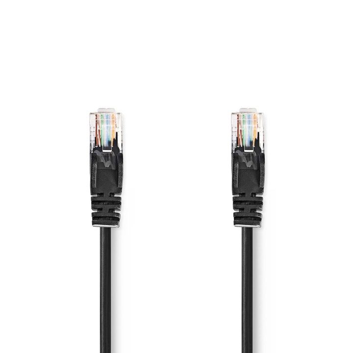 Nedis CAT5e nätverkskabel | U/UTP | RJ45 hane | RJ45 hane | 1.00 m | Rund | PVC | Svart | Label i gruppen DATORER & KRINGUTRUSTNING / Datorkablar / Nätverkskablar / Cat5e hos TP E-commerce Nordic AB (C29316)