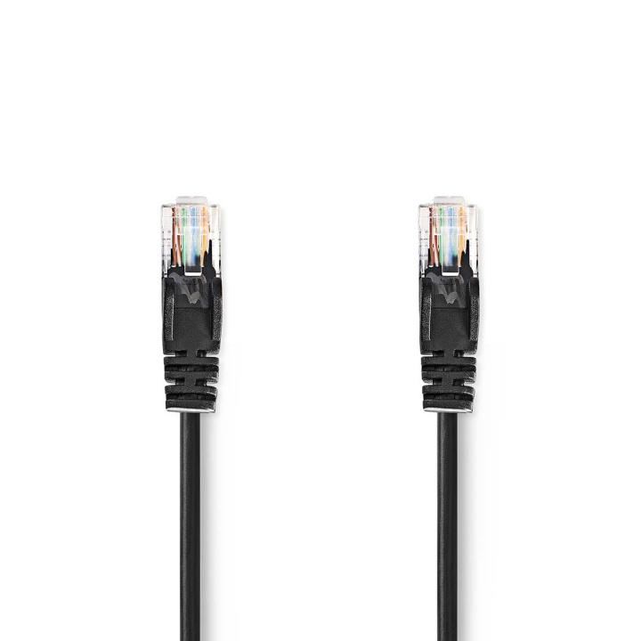 Nedis CAT5e nätverkskabel | U/UTP | RJ45 hane | RJ45 hane | 3.00 m | Rund | PVC | Svart | Label i gruppen DATORER & KRINGUTRUSTNING / Datorkablar / Nätverkskablar / Cat5e hos TP E-commerce Nordic AB (C29318)