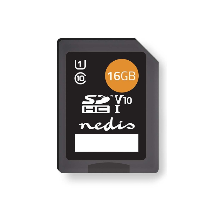 Nedis Minneskort | SDHC | 16 GB | Skrivhastighet: 80 MB/s | Läshastighet: 45 MB/s | UHS-I i gruppen HEMELEKTRONIK / Lagringsmedia / Minneskort / SD/SDHC/SDXC hos TP E-commerce Nordic AB (C29474)