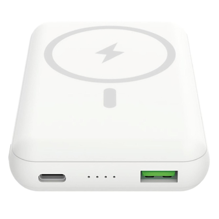 Celly PowerBank 10.000 mAh 15W MagSafe-kompatibel Vit i gruppen SMARTPHONE & SURFPLATTOR / Laddare & Kablar / Powerbanks hos TP E-commerce Nordic AB (C29503)