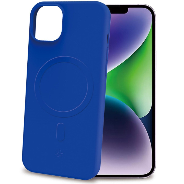 Celly Cromomag Soft rubber case MagSafe iPhone 15 Plus Blå i gruppen SMARTPHONE & SURFPLATTOR / Mobilskydd / Apple / iPhone 15 hos TP E-commerce Nordic AB (C29520)