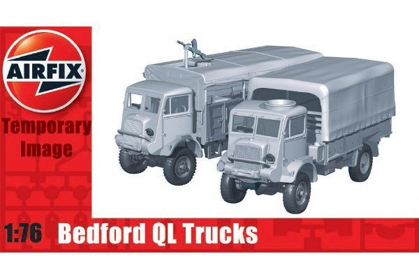 AIRFIX Bedford QLD/QLT Trucks i gruppen SPORT, FRITID & HOBBY / Hobby / Plastmodeller / Bilar hos TP E-commerce Nordic AB (C29536)