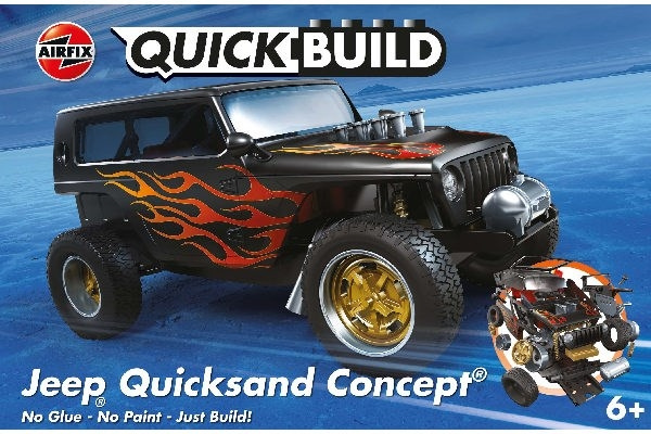 AIRFIX Quickbuild Jeep \'Quicksand\' Concept i gruppen SPORT, FRITID & HOBBY / Hobby / Plastmodeller / Bilar hos TP E-commerce Nordic AB (C29541)