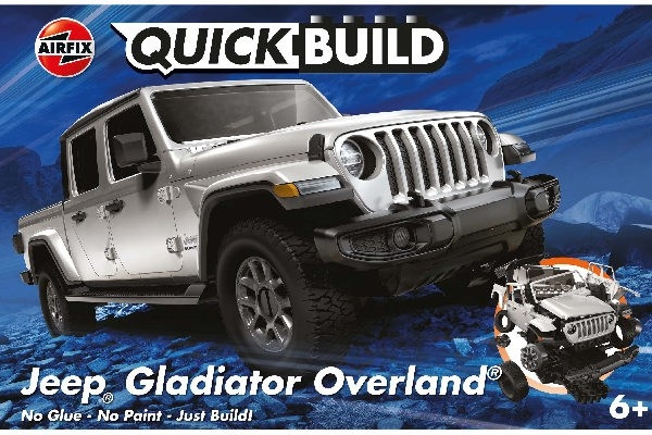 AIRFIX Quickbuild Jeep Gladiator (JT) Overland i gruppen SPORT, FRITID & HOBBY / Hobby / Plastmodeller / Bilar hos TP E-commerce Nordic AB (C29542)