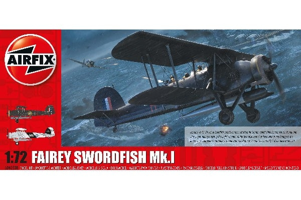 AIRFIX Fairey Swordfish Mk.I i gruppen SPORT, FRITID & HOBBY / Hobby / Plastmodeller / Flyg/Helikoptrar hos TP E-commerce Nordic AB (C29553)