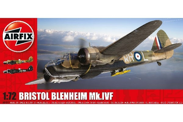AIRFIX Bristol Blenheim Mk.IVF i gruppen SPORT, FRITID & HOBBY / Hobby / Plastmodeller / Flyg/Helikoptrar hos TP E-commerce Nordic AB (C29554)