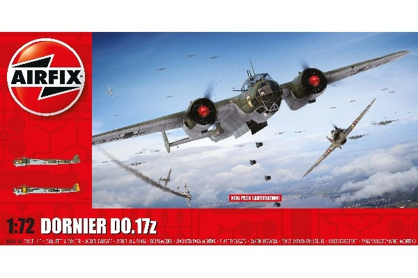 AIRFIX Dornier Do.17z i gruppen SPORT, FRITID & HOBBY / Hobby / Plastmodeller / Flyg/Helikoptrar hos TP E-commerce Nordic AB (C29557)