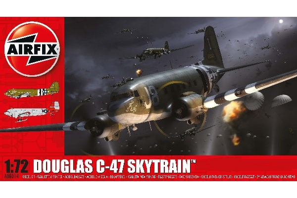 AIRFIX Douglas C-47A/D Skytrain i gruppen SPORT, FRITID & HOBBY / Hobby / Plastmodeller / Flyg/Helikoptrar hos TP E-commerce Nordic AB (C29559)