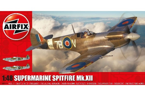 AIRFIX Supermarine Spitfire Mk.XII i gruppen SPORT, FRITID & HOBBY / Hobby / Plastmodeller / Flyg/Helikoptrar hos TP E-commerce Nordic AB (C29560)
