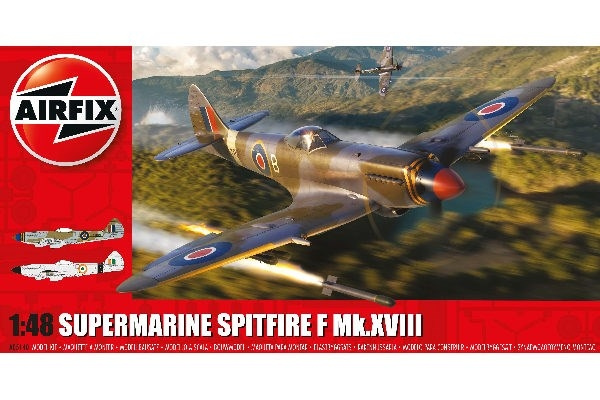 AIRFIX Supermarine Spitfire F Mk.XVIII i gruppen SPORT, FRITID & HOBBY / Hobby / Plastmodeller / Flyg/Helikoptrar hos TP E-commerce Nordic AB (C29562)