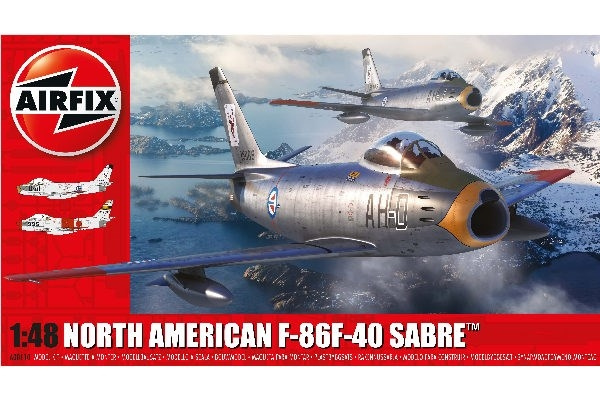 AIRFIX North American F-86F-40 Sabre i gruppen SPORT, FRITID & HOBBY / Hobby / Plastmodeller / Flyg/Helikoptrar hos TP E-commerce Nordic AB (C29563)