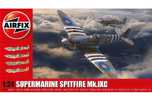 Airfix Supermarine Spitfire Mk.Ixc i gruppen SPORT, FRITID & HOBBY / Hobby / Plastmodeller / Flyg/Helikoptrar hos TP E-commerce Nordic AB (C29566)