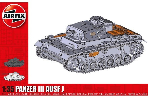 AIRFIX Panzer III AUSF J i gruppen SPORT, FRITID & HOBBY / Hobby / Plastmodeller / Militärfordon (Land) hos TP E-commerce Nordic AB (C29569)
