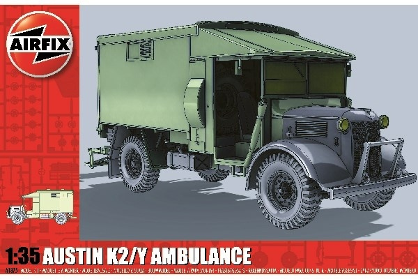 AIRFIX Austin K2/Y Ambulance i gruppen SPORT, FRITID & HOBBY / Hobby / Plastmodeller / Bilar hos TP E-commerce Nordic AB (C29570)