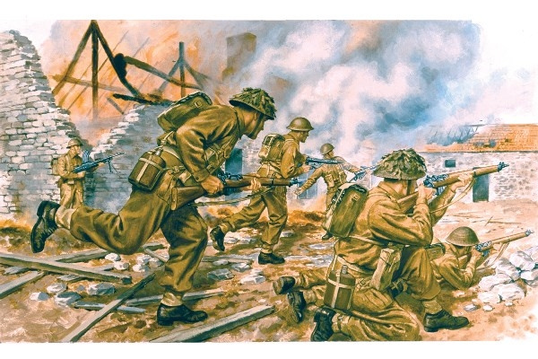 AIRFIX WWII British Infantry i gruppen SPORT, FRITID & HOBBY / Hobby / Plastmodeller / Figurer hos TP E-commerce Nordic AB (C29608)