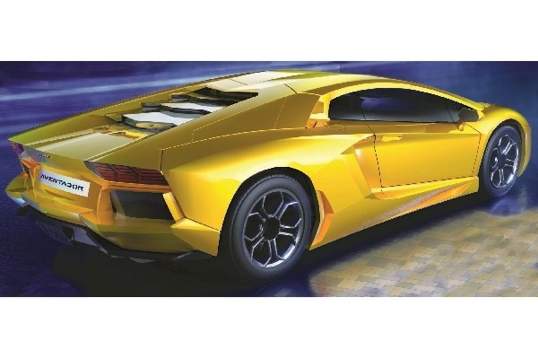 AIRFIX Quickbuild Lamborghini Aventsdor, yellow i gruppen SPORT, FRITID & HOBBY / Hobby / Plastmodeller / Bilar hos TP E-commerce Nordic AB (C29610)