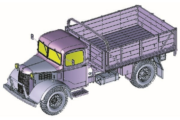 AIRFIX WWII British Army 30-cwt 4x2 GS Truck 1:35 i gruppen SPORT, FRITID & HOBBY / Hobby / Plastmodeller / Militärfordon (Land) hos TP E-commerce Nordic AB (C29630)