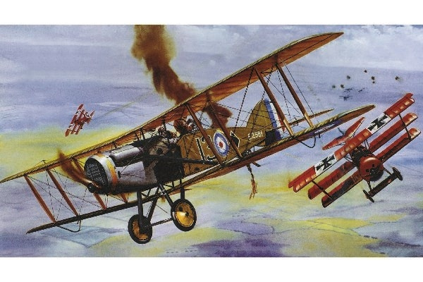 AIRFIX Fokker DR1 Triplane & Bristol Fighter Dogfight Db. i gruppen SPORT, FRITID & HOBBY / Hobby / Plastmodeller / Flyg/Helikoptrar hos TP E-commerce Nordic AB (C29633)