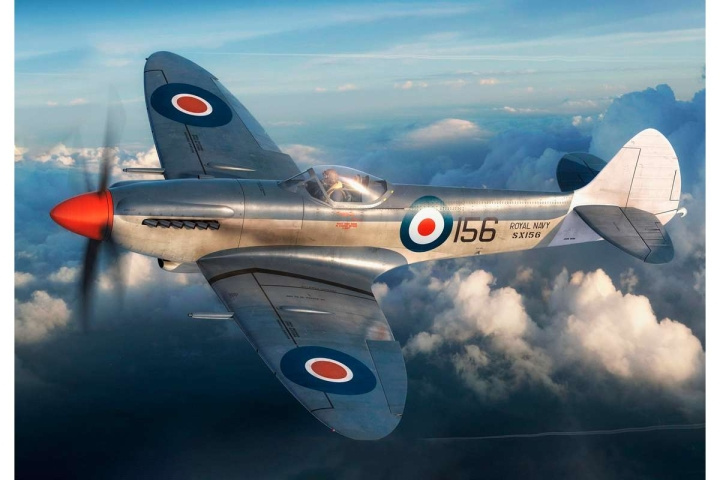 AIRFIX Supermarine Seafire F.XVII 1:48 i gruppen SPORT, FRITID & HOBBY / Hobby / Plastmodeller / Flyg/Helikoptrar hos TP E-commerce Nordic AB (C29634)