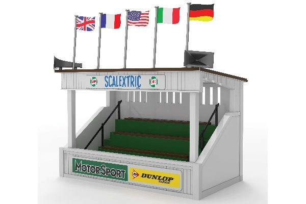 Scalextric Classic Grandstand i gruppen LEKSAKER, BARN- & BABYPRODUKTER / Radiostyrt / Bilbanor / Tillbehör hos TP E-commerce Nordic AB (C29685)