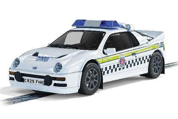 SCALEXTRIC Ford RS200 - Police Edition 1:32 i gruppen LEKSAKER, BARN- & BABYPRODUKTER / Radiostyrt / Bilbanor / Bilar hos TP E-commerce Nordic AB (C29723)
