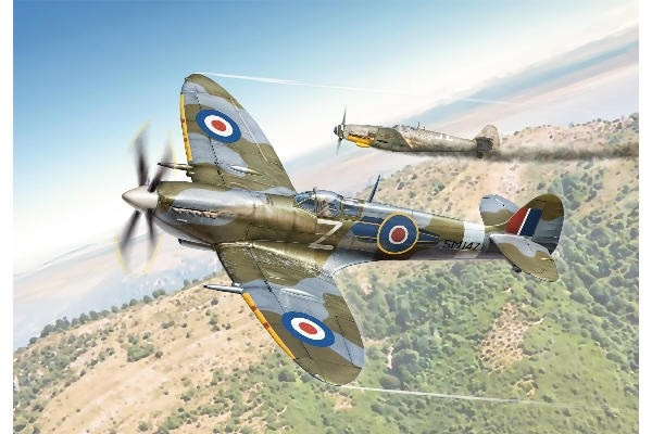 ITALERI 1:48 Spitfire Mk. IX i gruppen SPORT, FRITID & HOBBY / Hobby / Plastmodeller / Flyg/Helikoptrar hos TP E-commerce Nordic AB (C29788)