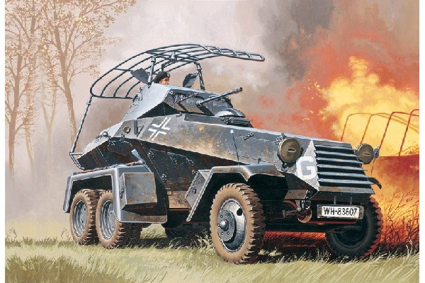 ITALERI 1:35 Sd.Kfz. 232 - 6 Rad i gruppen SPORT, FRITID & HOBBY / Hobby / Plastmodeller / Militärfordon (Land) hos TP E-commerce Nordic AB (C29789)