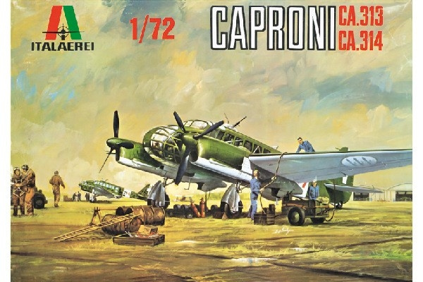 ITALERI 1:72 Caproni Ca. 313/314 (Vintage Limited Edition) i gruppen SPORT, FRITID & HOBBY / Hobby / Plastmodeller / Flyg/Helikoptrar hos TP E-commerce Nordic AB (C29797)