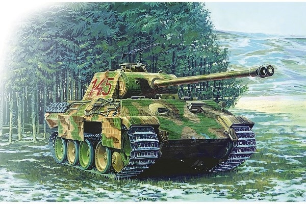 ITALERI 1:35 Sd.Kfc 171 Panther Ausf A i gruppen SPORT, FRITID & HOBBY / Hobby / Plastmodeller / Militärfordon (Land) hos TP E-commerce Nordic AB (C29811)