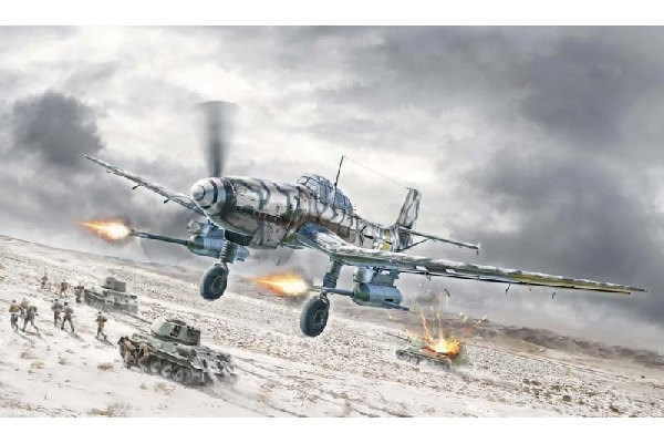 ITALERI 1:72 Junker Ju-87G-2 Kanonenvogel i gruppen SPORT, FRITID & HOBBY / Hobby / Plastmodeller / Flyg/Helikoptrar hos TP E-commerce Nordic AB (C29815)