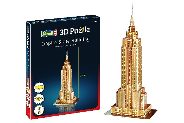 Revell 3D Puzzle Empire State Building i gruppen SPORT, FRITID & HOBBY / Hobby / Plastmodeller / Diverse hos TP E-commerce Nordic AB (C29839)