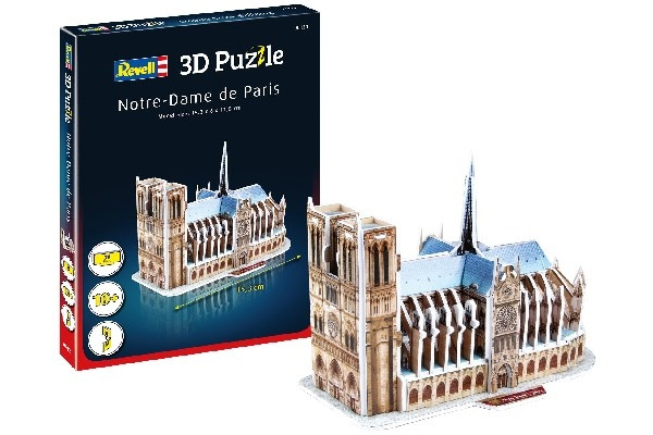 Revell 3D Puzzle Notre Dame de Paris i gruppen SPORT, FRITID & HOBBY / Hobby / Plastmodeller / Diverse hos TP E-commerce Nordic AB (C29840)