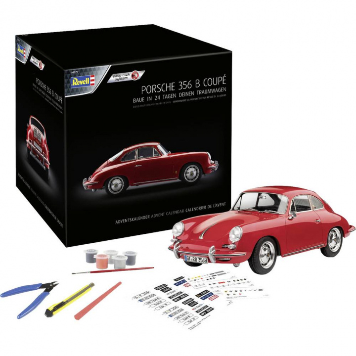 Revell Advent Calendar \'Porsche 356\', easy-click system i gruppen LEKSAKER, BARN- & BABYPRODUKTER / Leksaker / Adventskalendrar hos TP E-commerce Nordic AB (C29860)