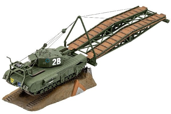 Revell Churchill A.V.R.E. 1:76 i gruppen SPORT, FRITID & HOBBY / Hobby / Plastmodeller / Militärfordon (Land) hos TP E-commerce Nordic AB (C29882)