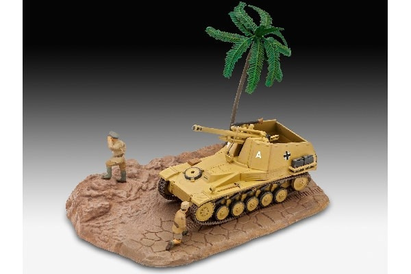 Revell First Diorama Set - Sd.Kfz. 124 Wespe 1:76 i gruppen SPORT, FRITID & HOBBY / Hobby / Plastmodeller / Militärfordon (Land) hos TP E-commerce Nordic AB (C29888)