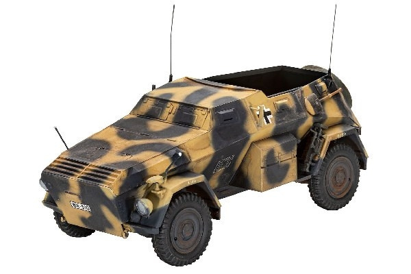 Revell German Armoured Command Car Sd. Kfz. 247 Ausf. B i gruppen SPORT, FRITID & HOBBY / Hobby / Plastmodeller / Bilar hos TP E-commerce Nordic AB (C29889)