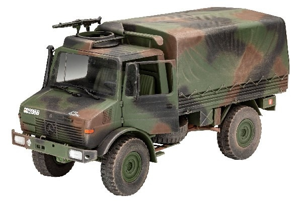 Revell Unimog 2T milgl i gruppen SPORT, FRITID & HOBBY / Hobby / Plastmodeller / Militärfordon (Land) hos TP E-commerce Nordic AB (C29891)