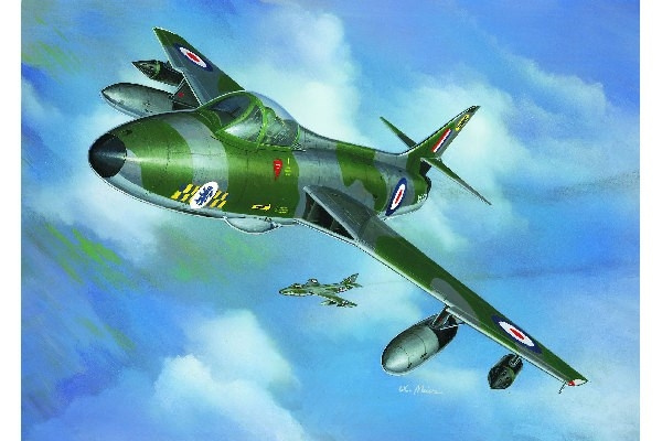 Revell Hawker Hunter FGA.9 i gruppen SPORT, FRITID & HOBBY / Hobby / Plastmodeller / Flyg/Helikoptrar hos TP E-commerce Nordic AB (C29918)