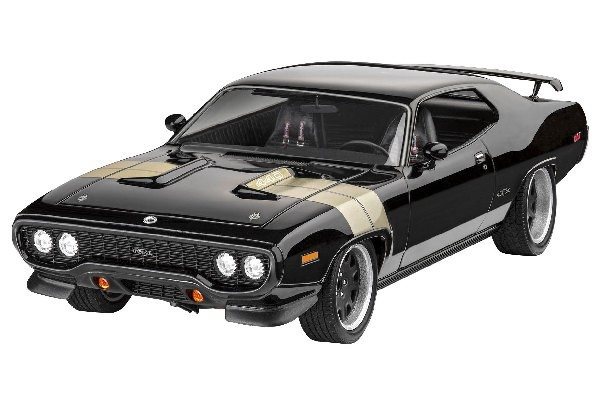Revell Fast & Furious - Dominic\'s 1971 Plymouth GTX 1:25 i gruppen SPORT, FRITID & HOBBY / Hobby / Plastmodeller / Bilar hos TP E-commerce Nordic AB (C29969)