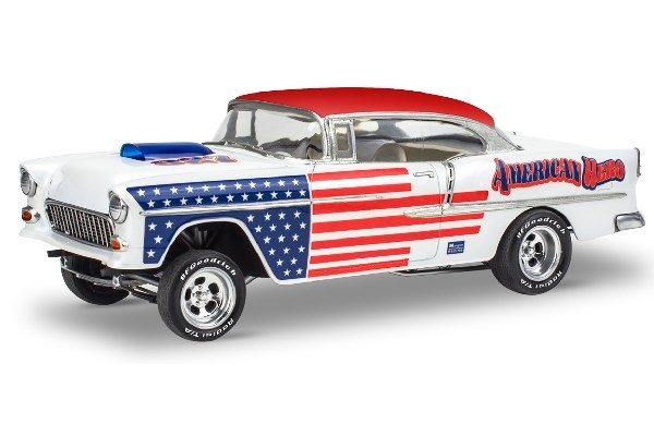 Revell \'55 Chevy Bel Air \'\'Street Machine\'\' i gruppen SPORT, FRITID & HOBBY / Hobby / Plastmodeller / Bilar hos TP E-commerce Nordic AB (C29987)