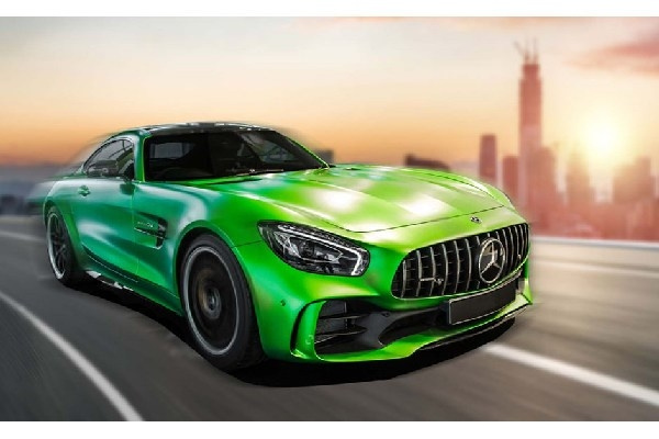 Revell Build \'n Race Mercedes-AMG GT R, green i gruppen SPORT, FRITID & HOBBY / Hobby / Plastmodeller / Bilar hos TP E-commerce Nordic AB (C30002)