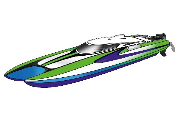 Revell RC X-Treme Boat Catamaran i gruppen LEKSAKER, BARN- & BABYPRODUKTER / Radiostyrt / Radiostyrda båtar hos TP E-commerce Nordic AB (C30015)