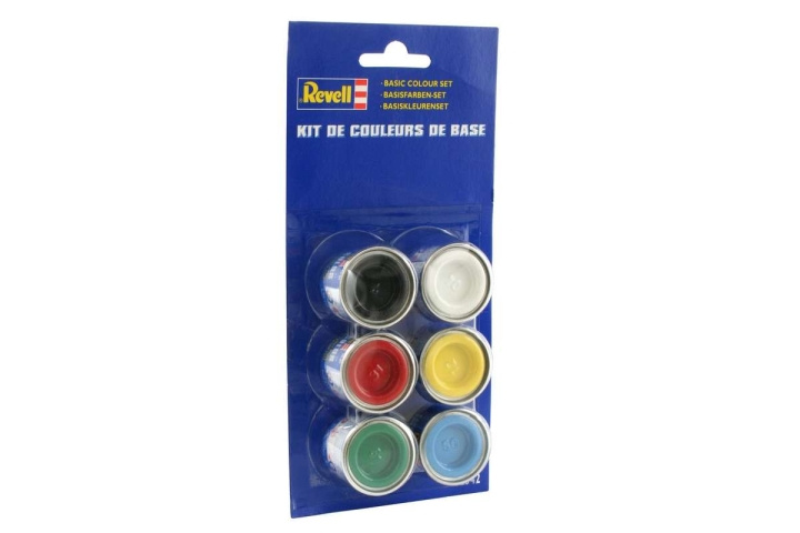 Revell Enamel Basic colour set 6x14ml i gruppen SPORT, FRITID & HOBBY / Hobby / Hobbyfärger / Revell / Färgset hos TP E-commerce Nordic AB (C30048)