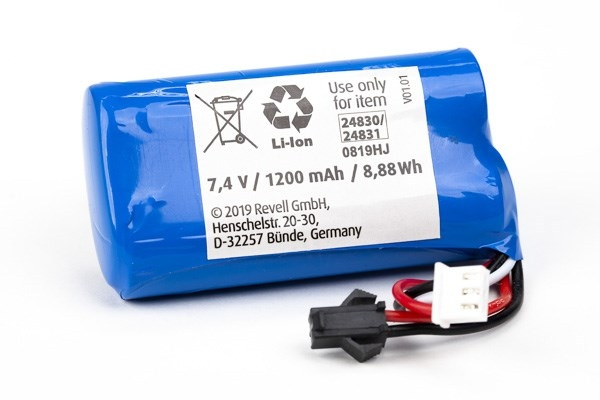 Revell Battery 7,4V 1200mAh (24830/24831) i gruppen SPORT, FRITID & HOBBY / Hobby / Plastmodeller / Diverse hos TP E-commerce Nordic AB (C30142)