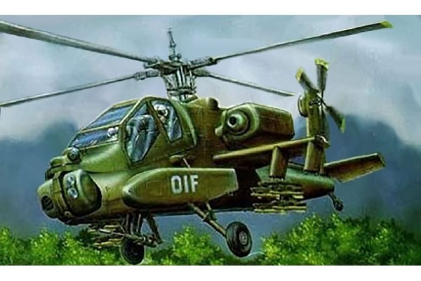 Revell Model Set AH-64A Apache i gruppen SPORT, FRITID & HOBBY / Hobby / Plastmodeller / Flyg/Helikoptrar hos TP E-commerce Nordic AB (C30150)