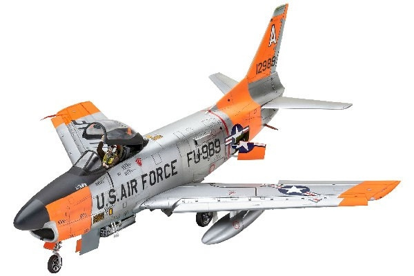 Revell Model Set F-86D Dog Sabre i gruppen SPORT, FRITID & HOBBY / Hobby / Plastmodeller / Flyg/Helikoptrar hos TP E-commerce Nordic AB (C30152)