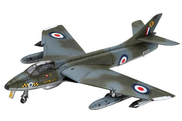 Revell Model Set Hawker Hunter FGA.9 i gruppen SPORT, FRITID & HOBBY / Hobby / Plastmodeller / Flyg/Helikoptrar hos TP E-commerce Nordic AB (C30153)