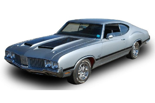 Revell Model Set \'71 Oldsmobile 442 Coupé i gruppen SPORT, FRITID & HOBBY / Hobby / Plastmodeller / Bilar hos TP E-commerce Nordic AB (C30180)