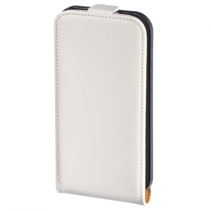 Hama Mobilfodral Flip-Front Vit - iPhone 4S i gruppen SMARTPHONE & SURFPLATTOR / Mobilskydd / Apple / Äldre Apple-modeller hos TP E-commerce Nordic AB (C30189)